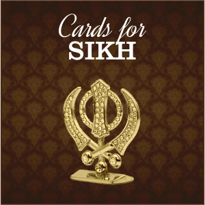 Wedding invitation cards for Sikh / Punjabi Wedding