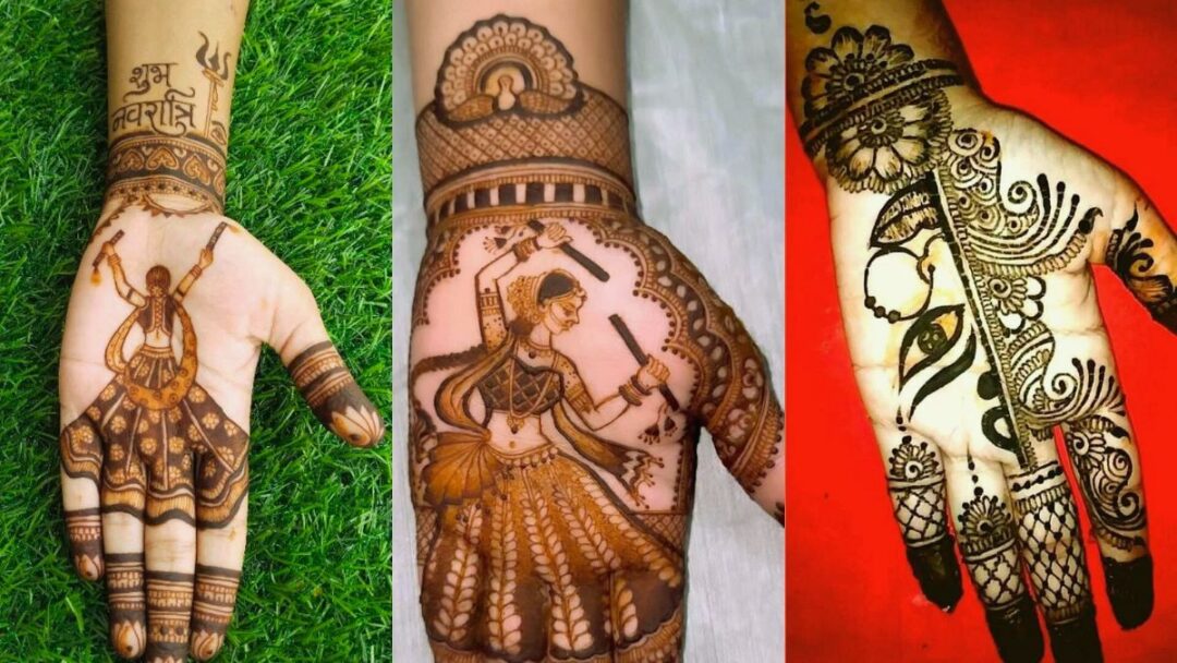 navratri latest mehndi design