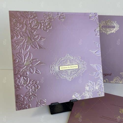 Big 10″ Square Lilly Rose Purple – 901