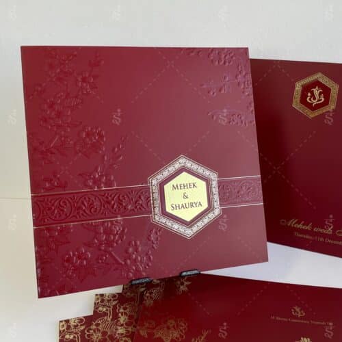 Big 10″ Square Berry Red – 906