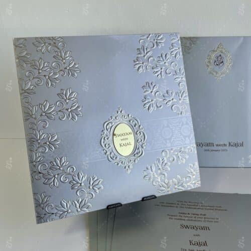 Big 10″ Square Silk Silver – 913