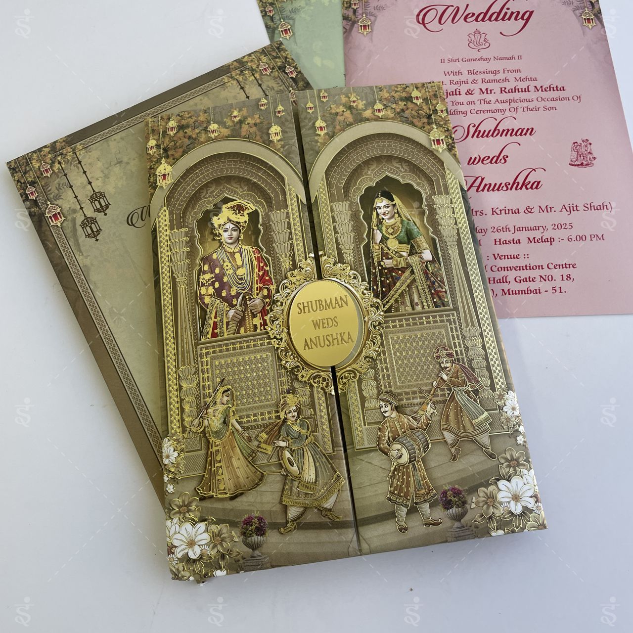 Small Thick Card Var Vadhu - 829Z - Bhartiya Cards