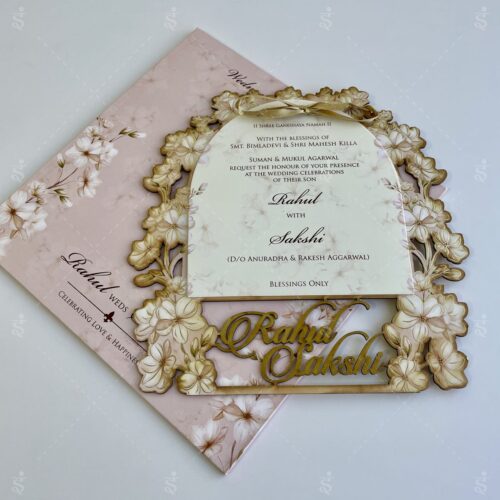 MDF Lasercut Peach - 845