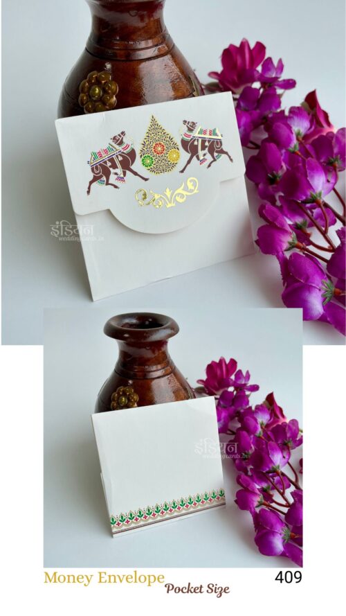 Rajasthani Camel Designer Square Money Gift Envelope Wedding Shagun Lifafa