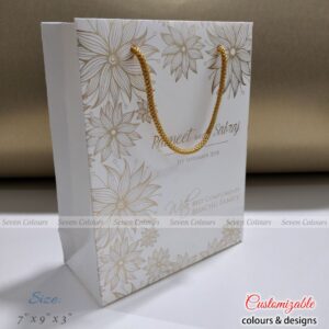 Bag White Floral - 7x9x3 (1)