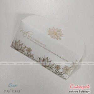 Money Envelope - White Floral