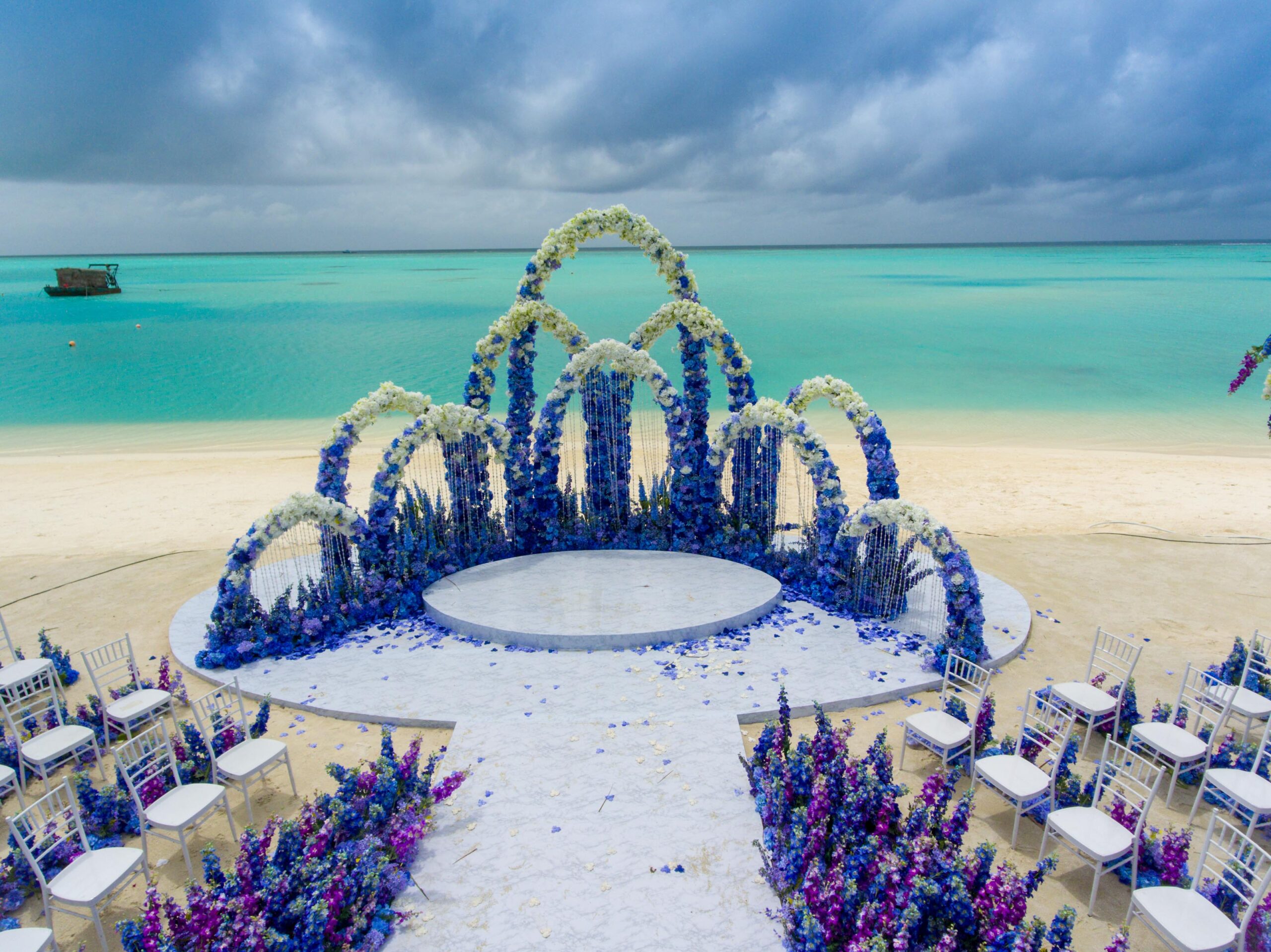 Beach Destination Wedding - Indian Wedding Cards