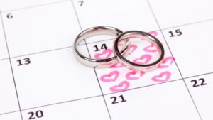 wedding dates planning and choices in 2018